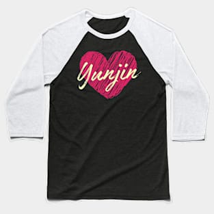 Yunjin Heart Le Sserafim Baseball T-Shirt